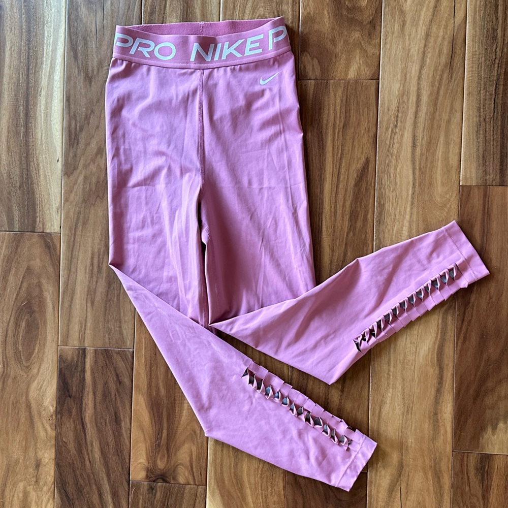 Nike Pro Pink Dry Fit Leggings size Small